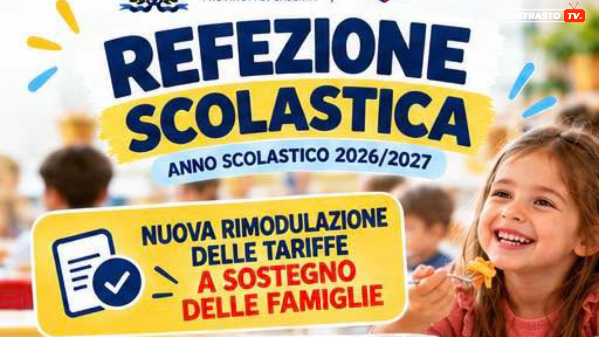 Carinaro mensa scolastica tariffe ridotte per tutte le fasce ISEE